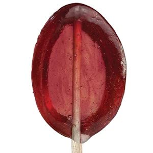 MelvilleCandy Melville Candy Hard Candy Lavender Honey Spoons Lollipop On Wooden Ball Sticks, 5 Count Bag