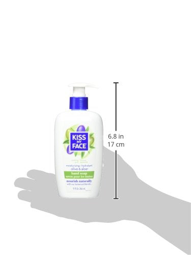 Kiss My Face Moisture Liquid Hand Soap Vegan Cruelty Free Hand Wash 9 Fl Oz