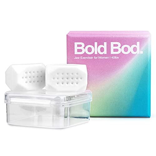 Bold Bod Jaw Exerciser for Women White