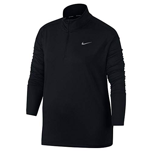 Nike Element Women 1 2 Zip Running Top Black