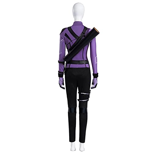 MZXDY Female Hawkeye Costume, Kate Bishop Cosplay Outfit Role Play Uniform for Halloweewn Party(M)