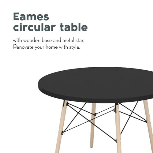 The Shop Circular Center Table Inhabits The Shop MDF Cover Black