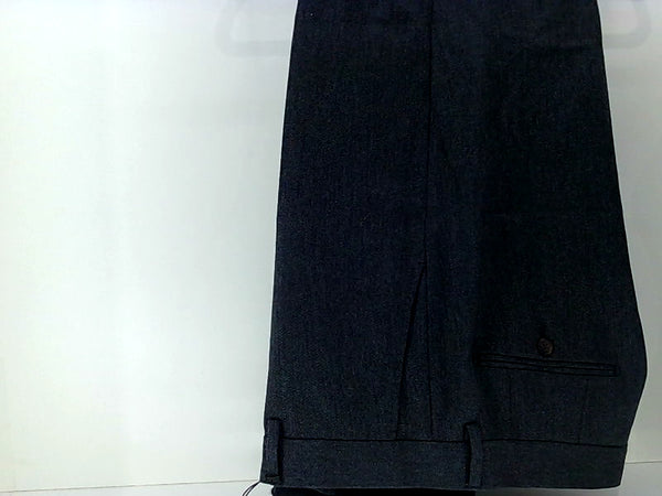 Lafaurie Mens Churchill Pants Regular Zipper Dress Pants Size 46 Blue Grey