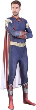 Homelander Men's Starlight Cosplay Costume Jumpsuit Large