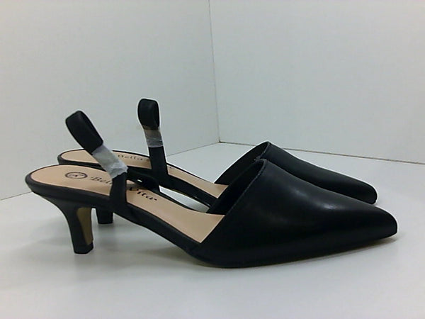 Bella Vita Women's Sarah Ii Slingback Dress Shoe Pump 6.5 Wide Black Leather Size 6.5 Wide