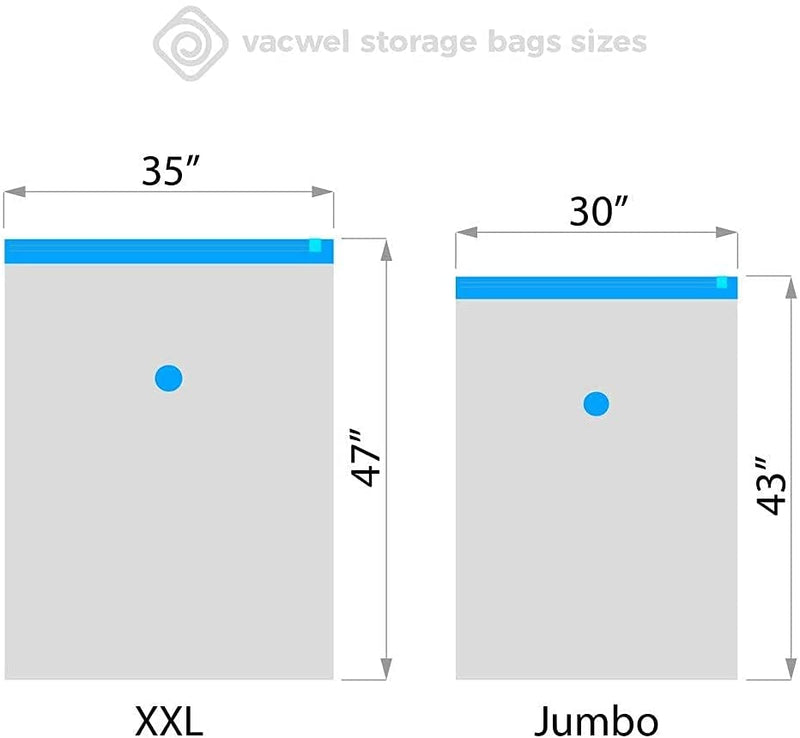 Vacuum Storage Bags Xxl 47 X 35 Inch Jumbo 43 X 30 Inch