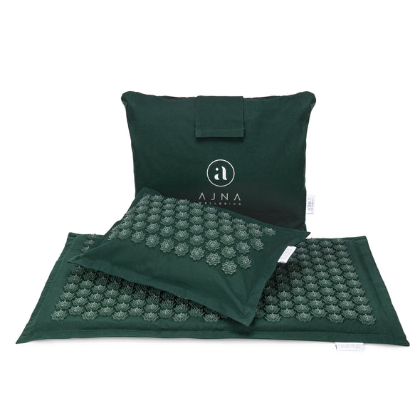 Ajna Acupressure Mat and Pillow Set Forest