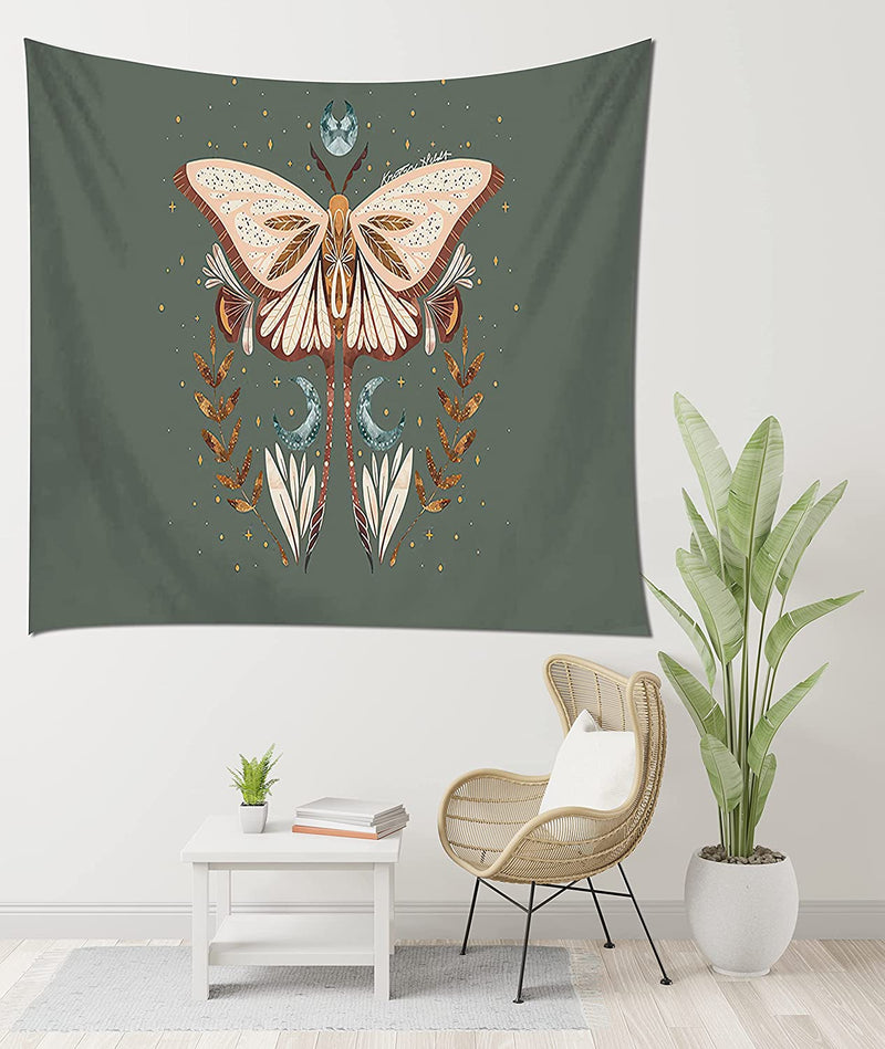 Butterfly Tapestry for Wall Hanging & Bedroom Decoration Unique Aesthetic