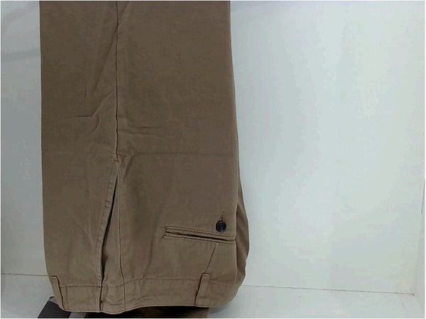 Lafaurie Mens Clarence Pants Regular Zipper Casual Size 44 Tan