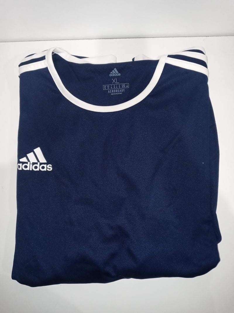 Adidas Men Size Xl Blue/white Entrada 18 Jsy T-shirt