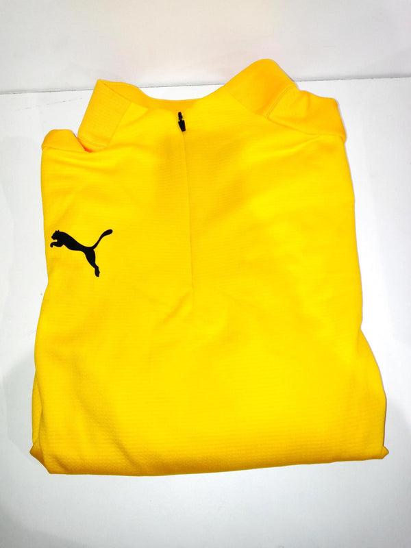 Puma Men Size Medium Cyber Yellow Team Goal 23 Training Jacket
