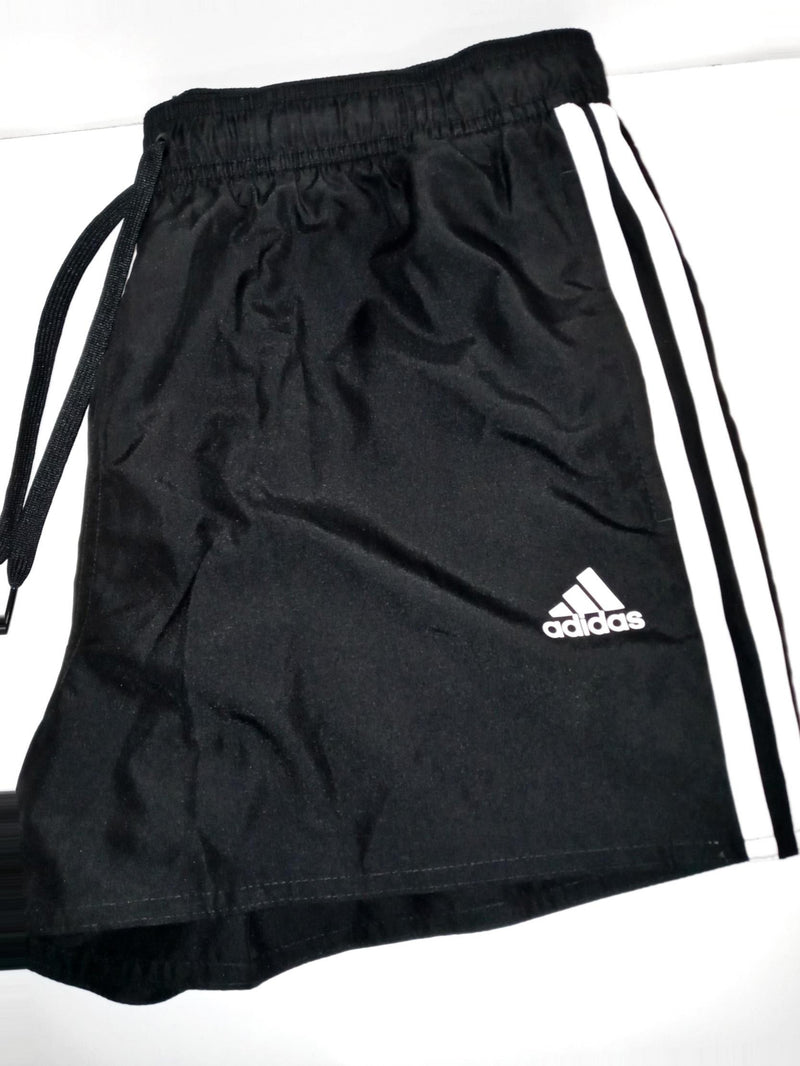 Adidas Men Size Large Black/white Natation Shorts