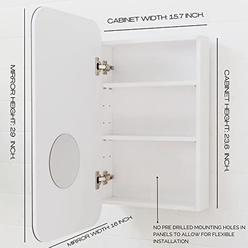 Medicine Cabinets for Bathroom With Mirror Semi Recessed Medicine Cabinet