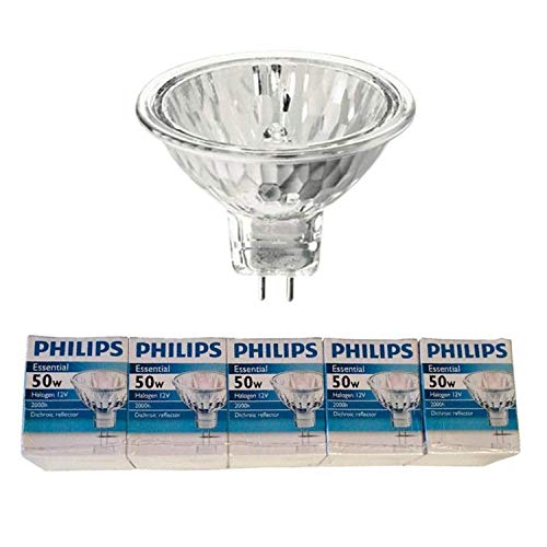 Philips Halogen Light Bulbs Landscape Indoor or Outdoor 36 Angle Base Pack of 5