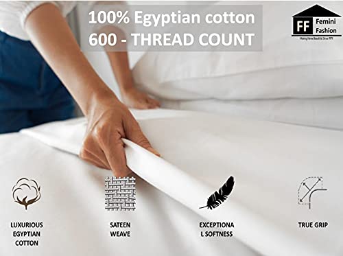 Dust Ruffled Bed Skirt Split Corners 600-tc Leopard Print Olympic Queen 66 X 80 Inch