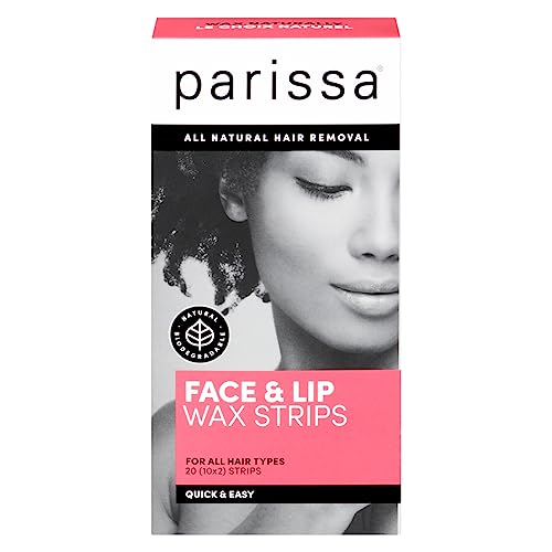 PARISSA Face & Lip Wax Strips 20 Count, 20 CT