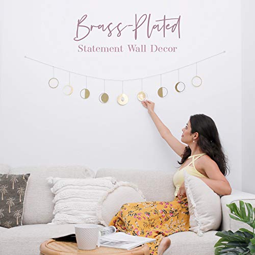 Superior Moon Phase Wall Hanging Handmade Boho Decor for Bedroom