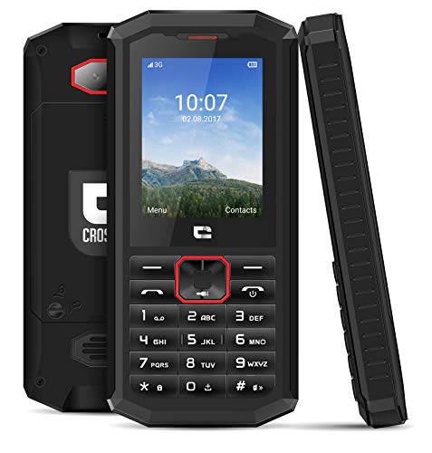 CROSSCALL Spider-X5 Unlocked Mobile Phone 3G+ (2.4 Inch Screen - 64 GB ROM - Dual SIM) Black