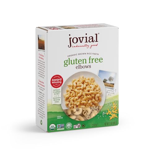 Jovial Whole Grain Brown Rice Elbows Pasta Made in Italy 12 Oz
