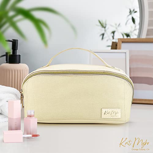 Kat Myhr Large Capacity Travel Cosmetic Bag Travel Makeup Organizer Bag