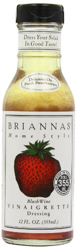 Brianna's Blush Wine Vinaigrette 12 Ounce Bottles Pack of 6