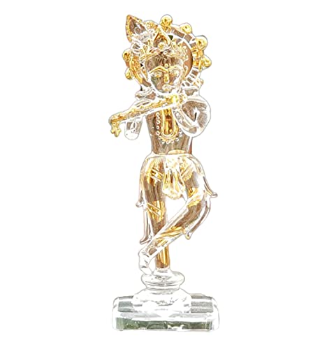 eSplanade - Krishna Kishan Murti Idol Statue Sculpture (Glass)
