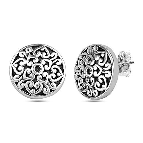 LeCalla Sterling Silver Jewelry Light Weight Earrings for Women