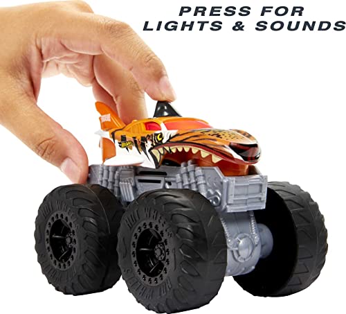 Hot Wheels Monster Trucks Roarin Wreckers Toy for Kids 3 Years Old & Older