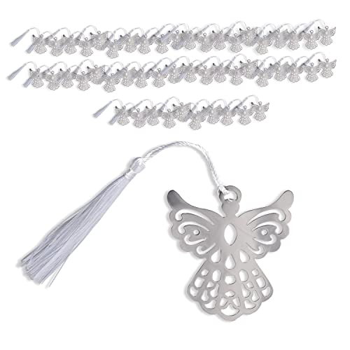 Funeral Favors Angel Bookmarks - 50 Individually Packaged Bookmarks - Celebration of Life and Memorial Gifts