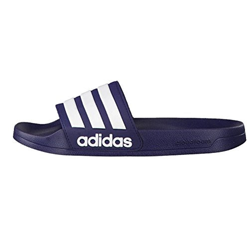 adidas Men's CF Sandals Flip Flops Beach & Pool Shoes, Blue Collegiate Navy Footwear White Collegiate Navy, 10.5