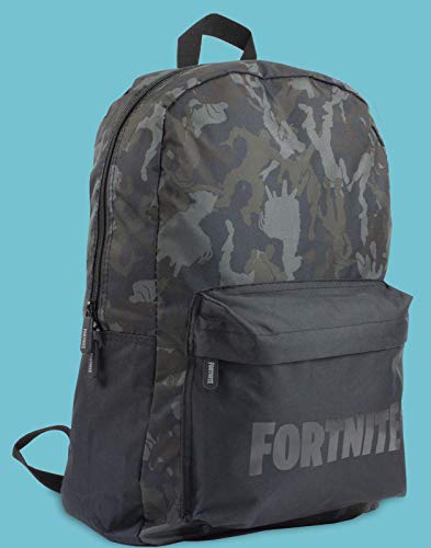 FORTNITE Character Camo Llama All Over Print Black/Khaki Backpack Bag