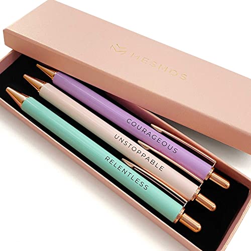 Mesmos Fancy Pen Set Office Motivational Pens Boss Lady Writing Pens