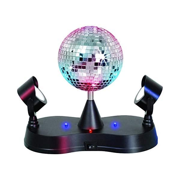 Kicko Disco Light Multi Colored LED Revolving Strobe Ball Stage Party Home Decor