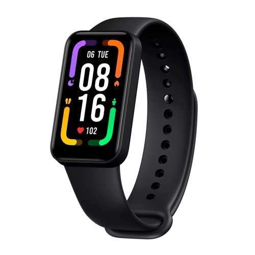 Xiaomi Redmi Smart Band Pro, 1.47" Full AMOLED Display, 110+ Fitness Modes, Up to 14 Days Battery Life, Heart Rate Tracking, 5 ATM Water Resistance, Sleep Quality Tracking, SPO₂ Monitoring, Black