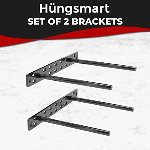 Set of 2 Floating Shelf Brackets 11 inch Location Kitchen/Nursery Decor 8 inch