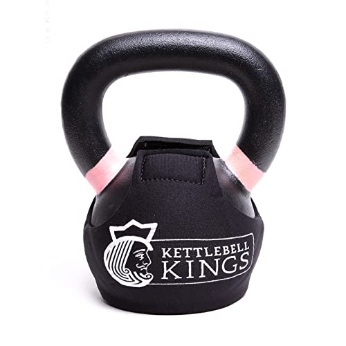 SPECIFIC TO KETTLEBELL KINGS PRODUCTS - Powder Coat Kettlebell Wrap - KG - Floor Protector Kettlebell Cover With 3mm Neoprene Sleeve for Gym or Home Fitness Kettlebell Protection (44KG)