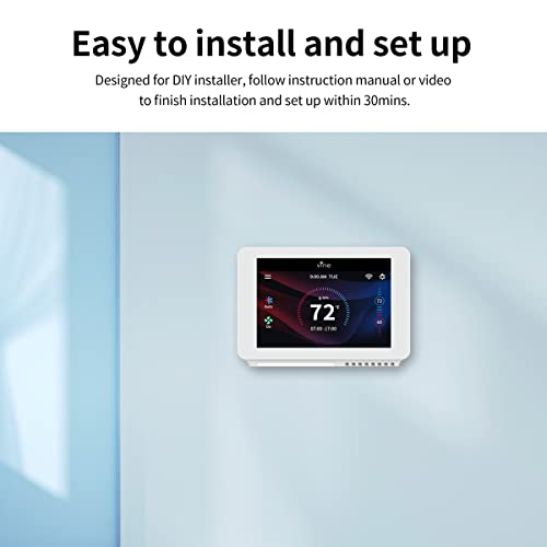 Vine Wifi Smart Thermostat 7 Day Programmable Compatible Alexa Google Assistant