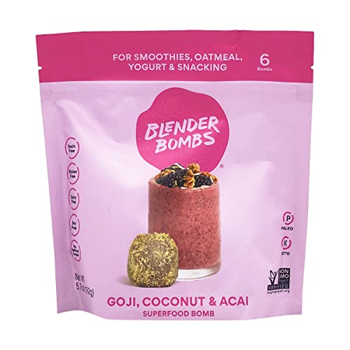 Blender Bombs Goji, Coconut and Acai Smoothie Booster, 5.7 OZ