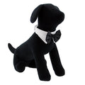 Doggie Design Formal Black Dog Bow Tie Medium Neck 13-16 Inch