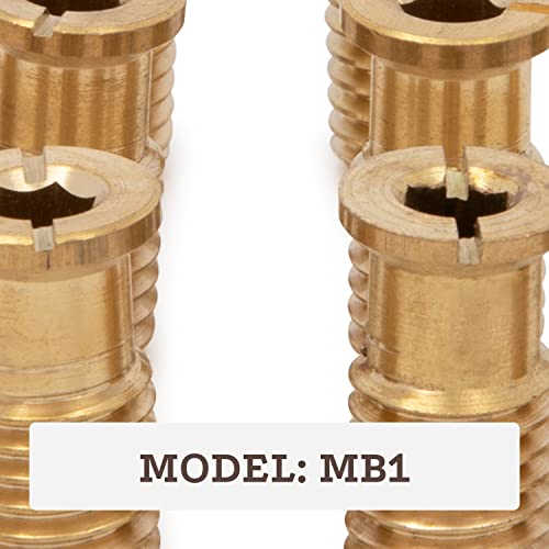 Wood Grip 10pack Mb1 Brass Anchor Head Screw Bolt for Concrete