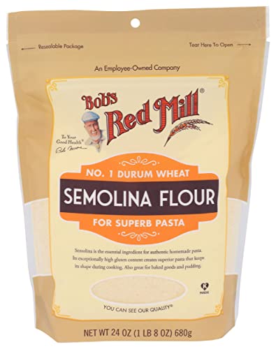 Bob's Red Mill Semolina Pasta Flour 24 OZ Pack of 1