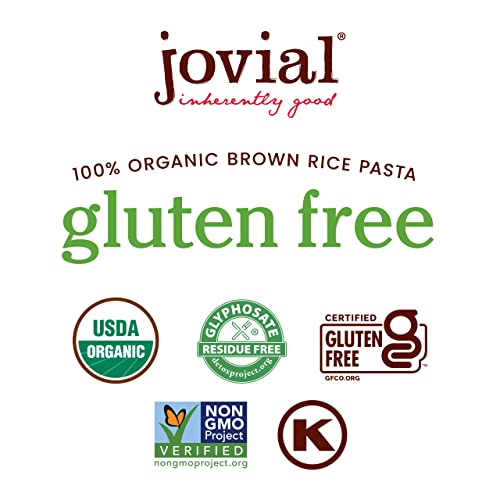 Jovial Whole Grain Brown Rice Elbows Pasta Made in Italy 12 Oz
