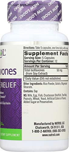 Natrol, Soy Iso Flavonnes, 60 Count