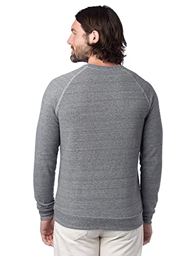 Alternative Men's Champ Fleece Sweatshirt, Eco Grey Large