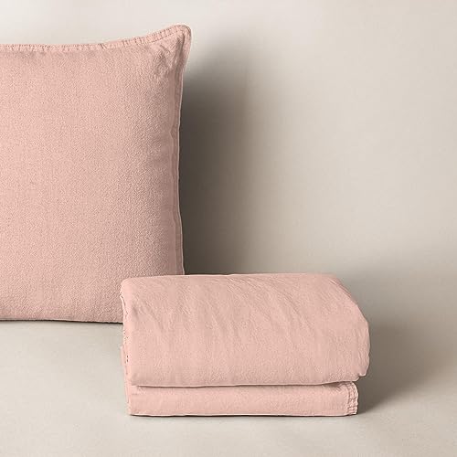 Nezt Microfiber Breathable Sheets Queen Size Pastel Pink Color Premium Fabric