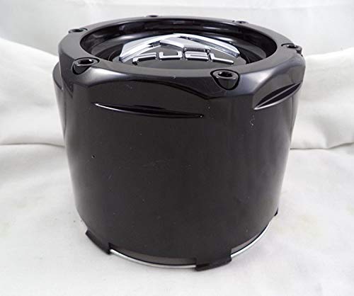 Fuel Gloss Black Rivets Custom Wheel Center Caps Set Of One 1 1003 50B