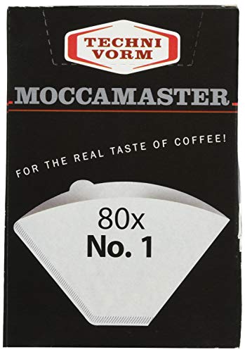 Technivorm Moccamaster 85090 Cup One Paper Filters 80 Count White