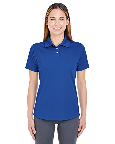 UltraClub Ladies' Cool & Dry Stain-Release Performance Polo 2XL COBALT