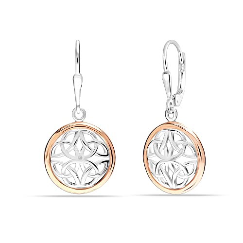 Lecalla 925 Sterling Silver Jewelry Dangle Earrings for Women