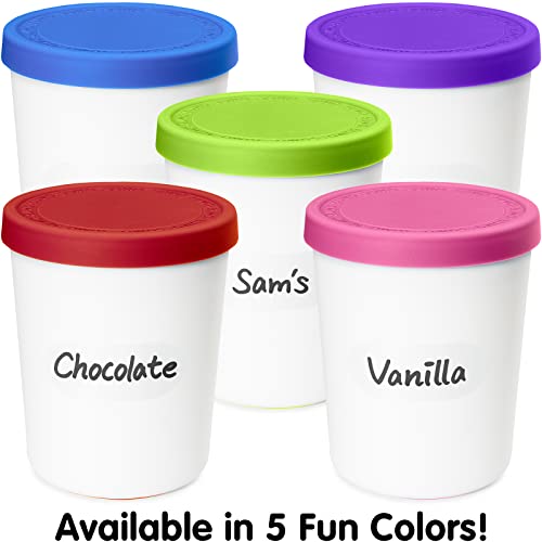 SUMO Ice Cream Containers for Homemade Ice Cream - 1 Ice Cream Container -  1.5 Quart - Blue